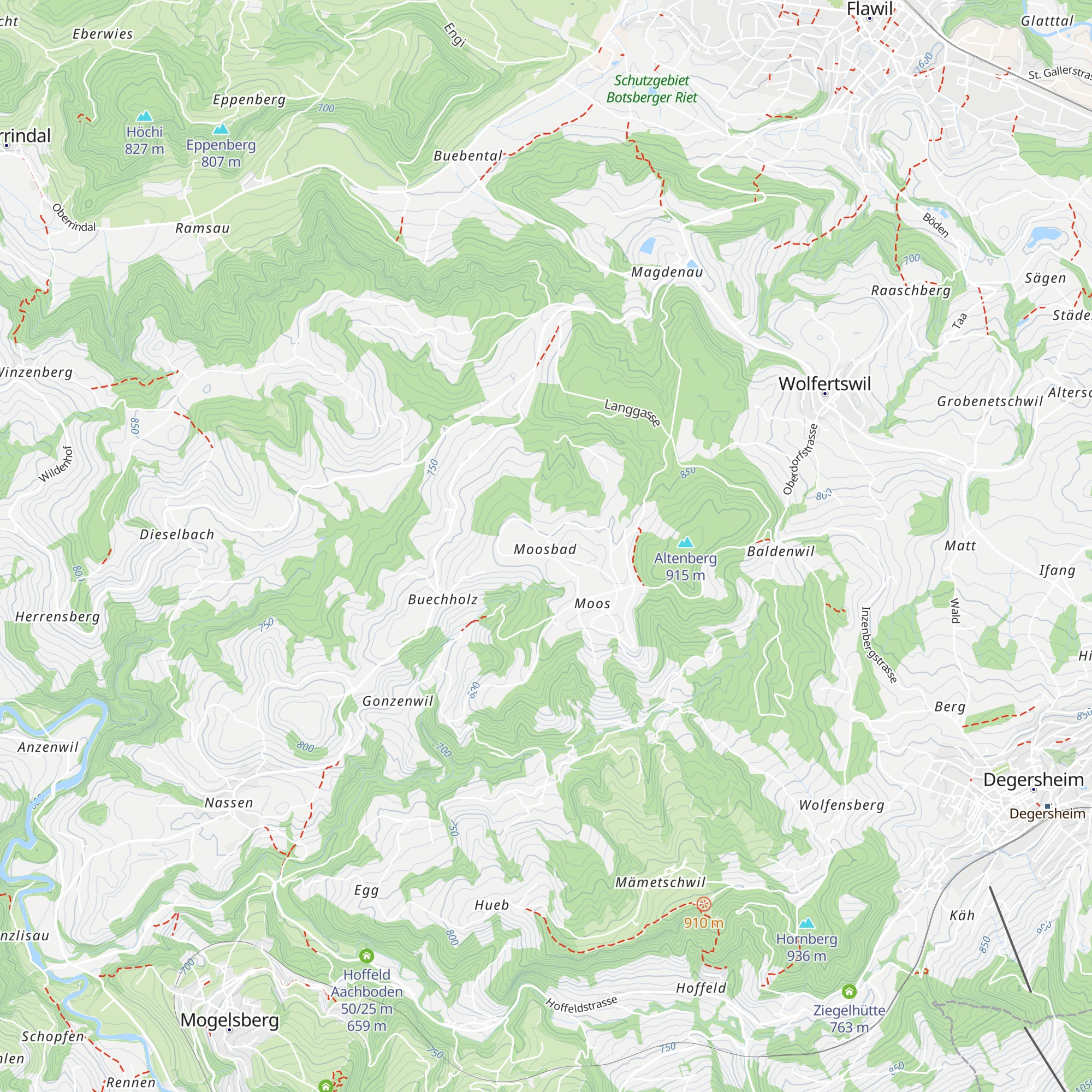 Moosbad map