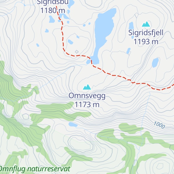 Map of Omnsvegg