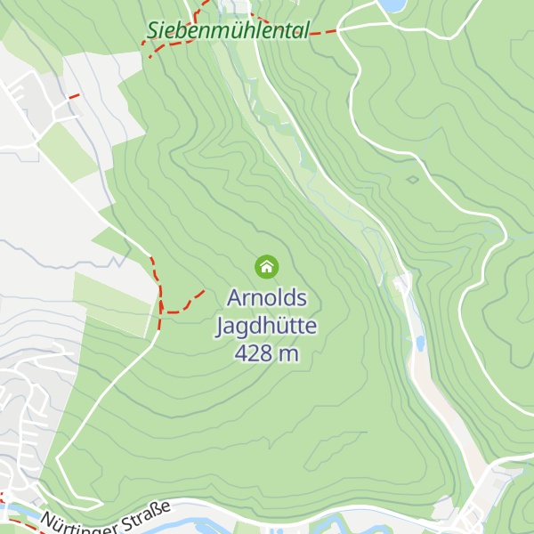 Map of Arnolds Jagdhütte