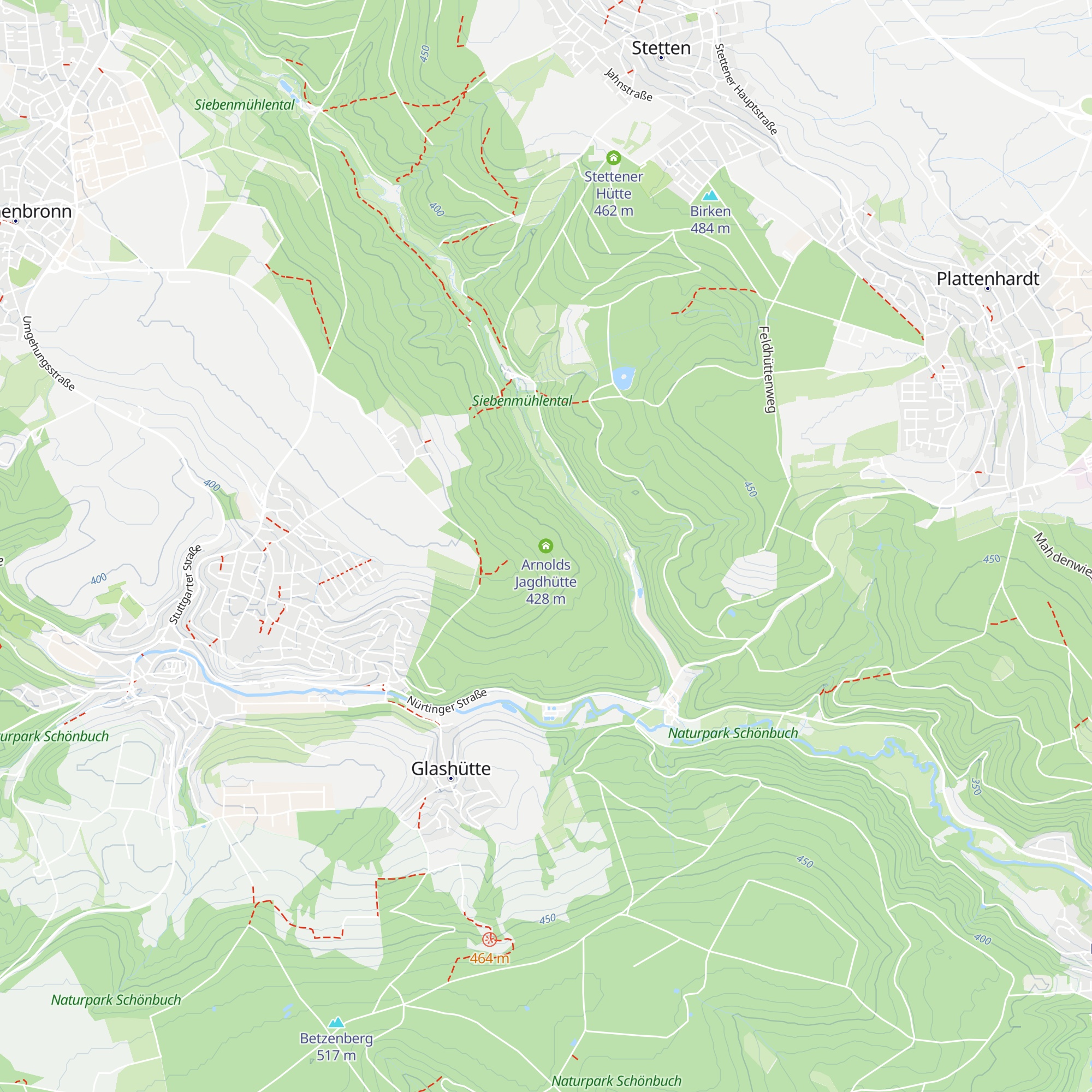 Arnolds Jagdhütte map