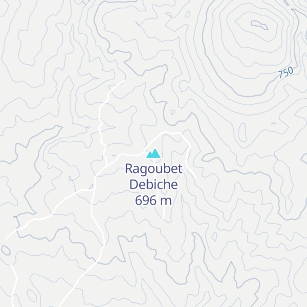 Map of Ragoubet Debiche