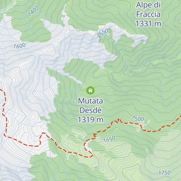 Map of Mutata Desdè