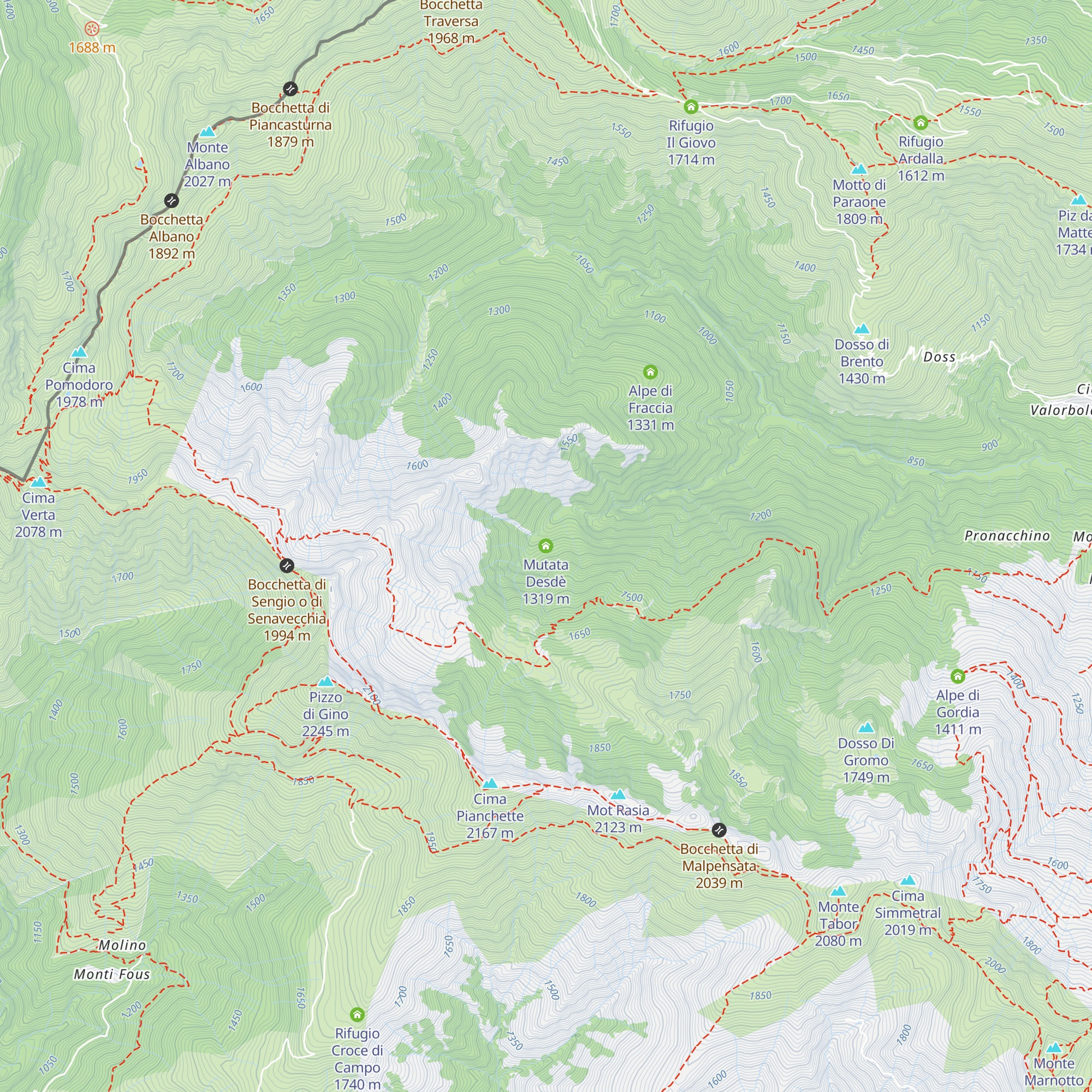Mutata Desdè map