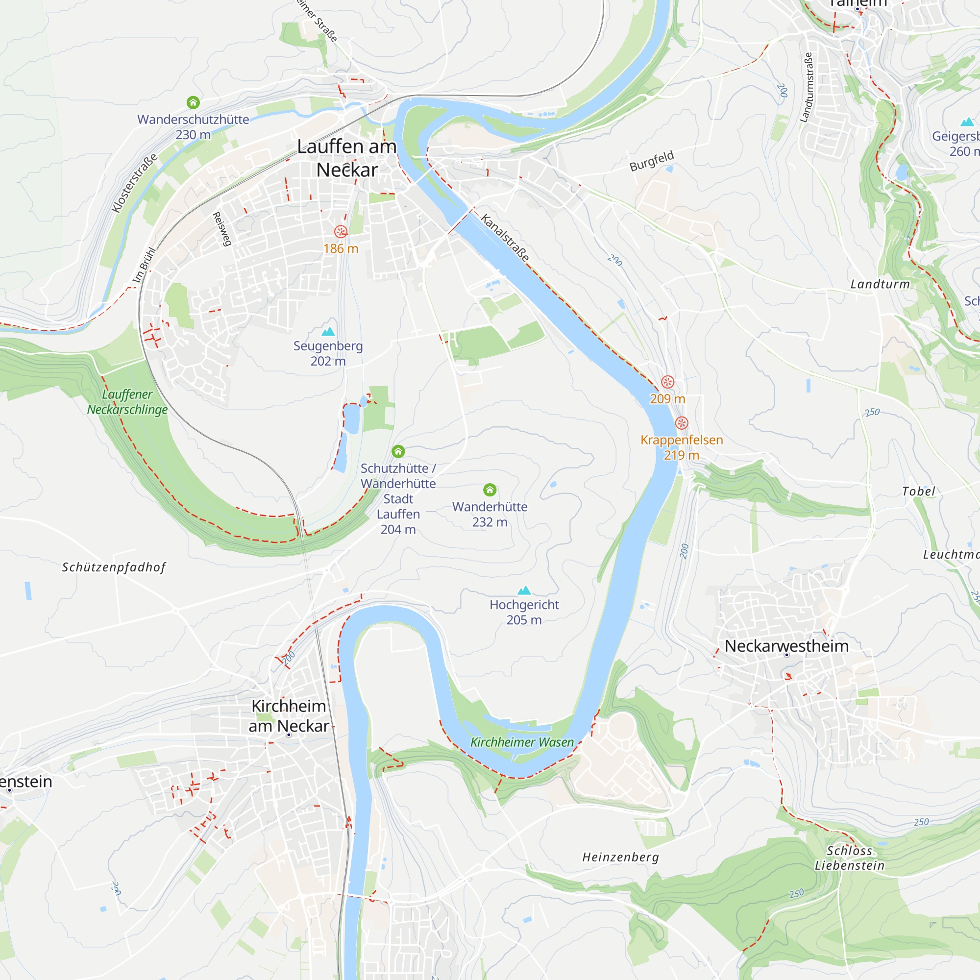 Wanderhütte map