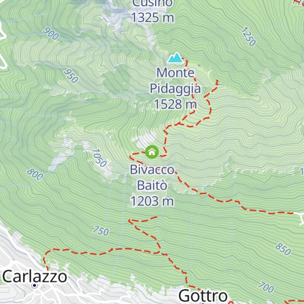 Map of Bivacco Baitò