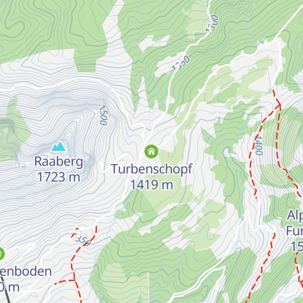 Map of Turbenschopf