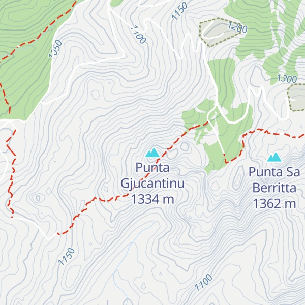 Map of Punta Gjucantinu