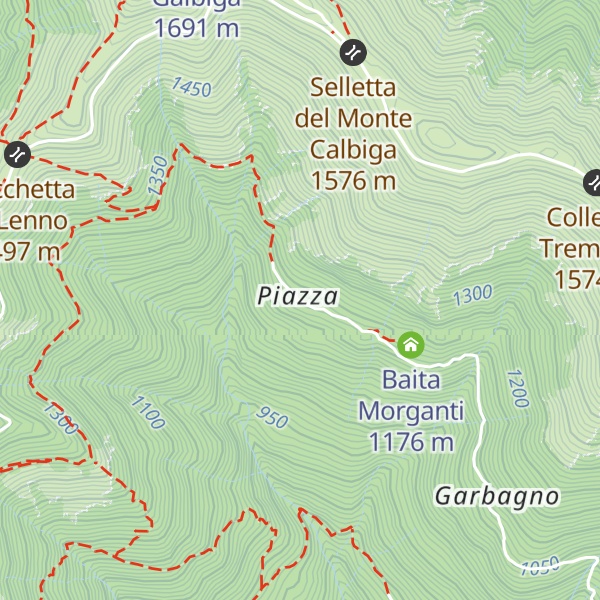 Map of Baita del Ghiro