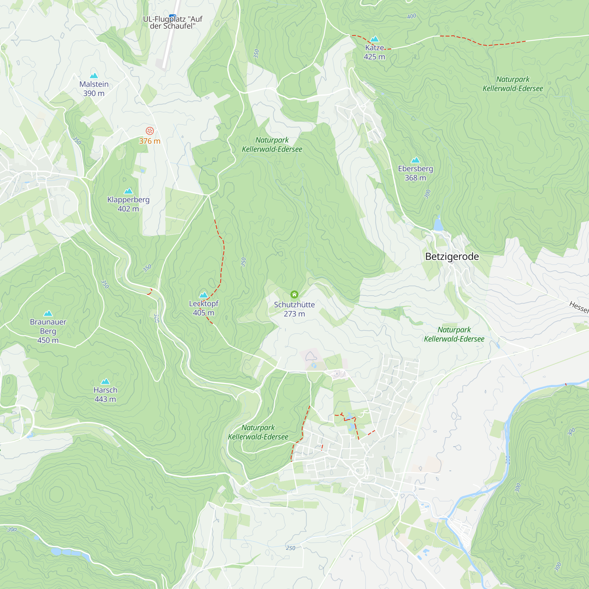 Schutzhütte map