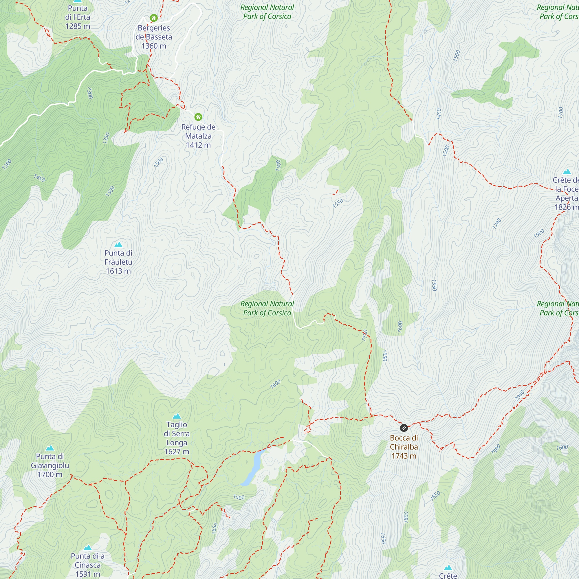 Bergerie I Croci map