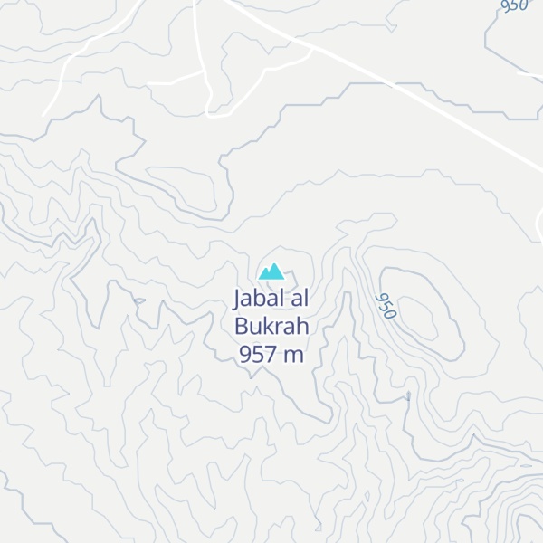 Map of Jabal al Bukrah