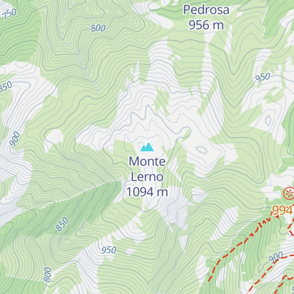 Map of Monte Lerno