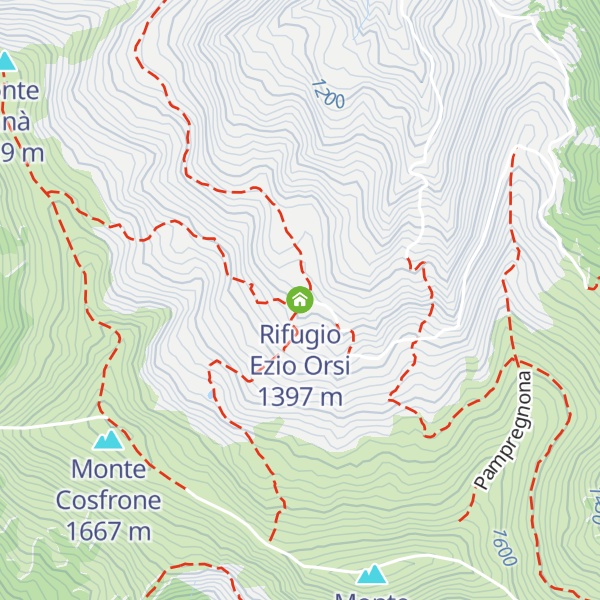 Map of Rifugio Ezio Orsi