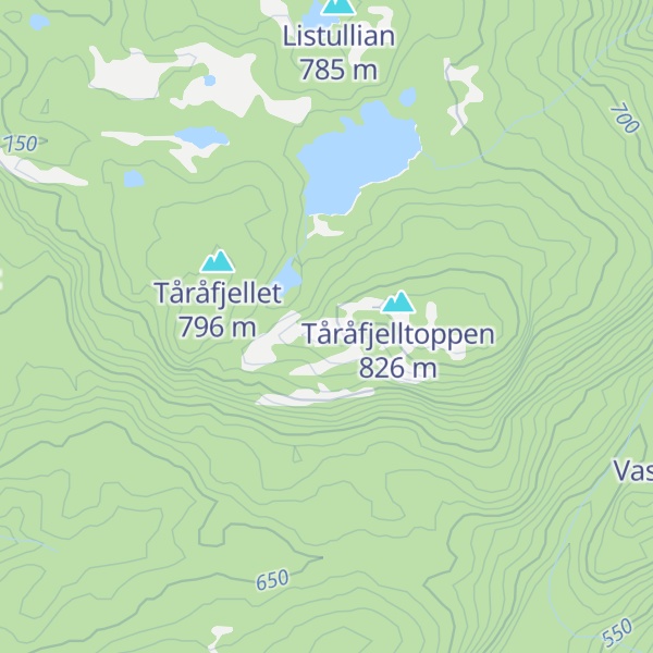 Map of Åsmundstulflottin