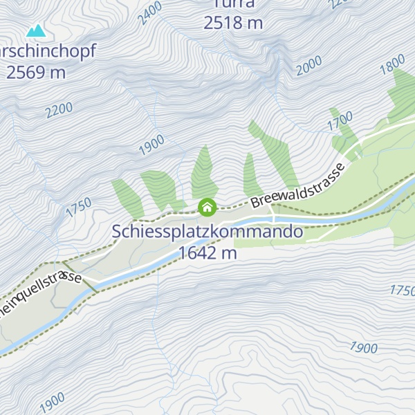 Map of Schiessplatzkommando