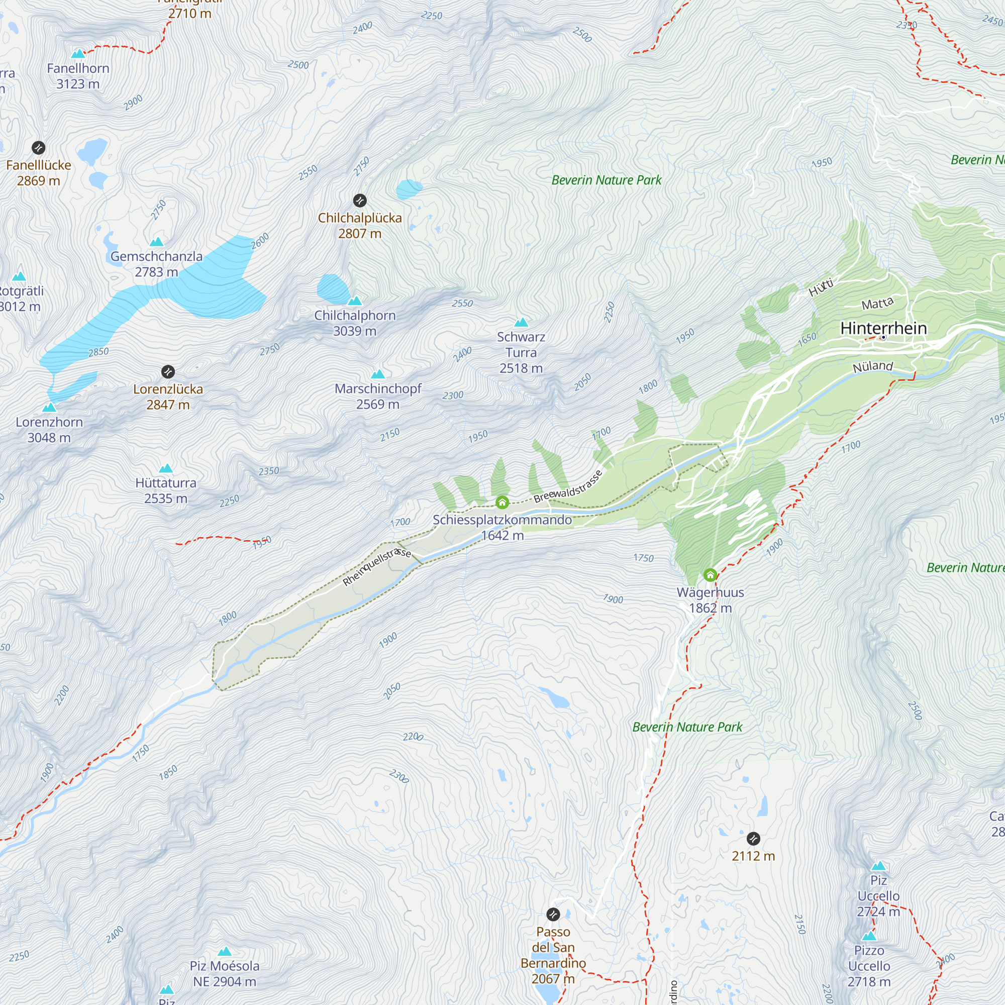 Schiessplatzkommando map