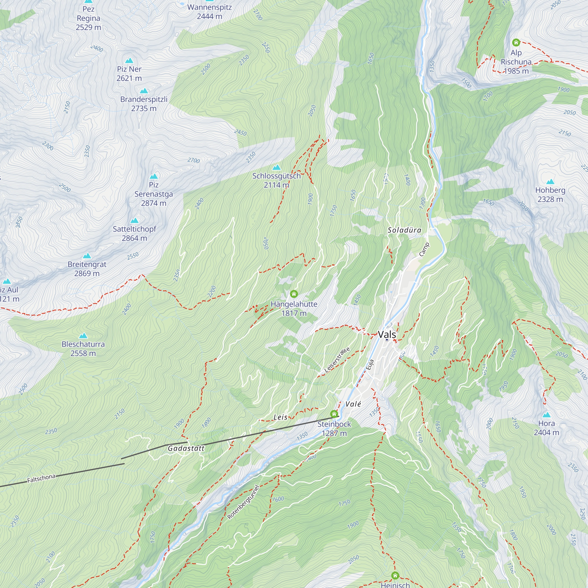 Hängelahütte map