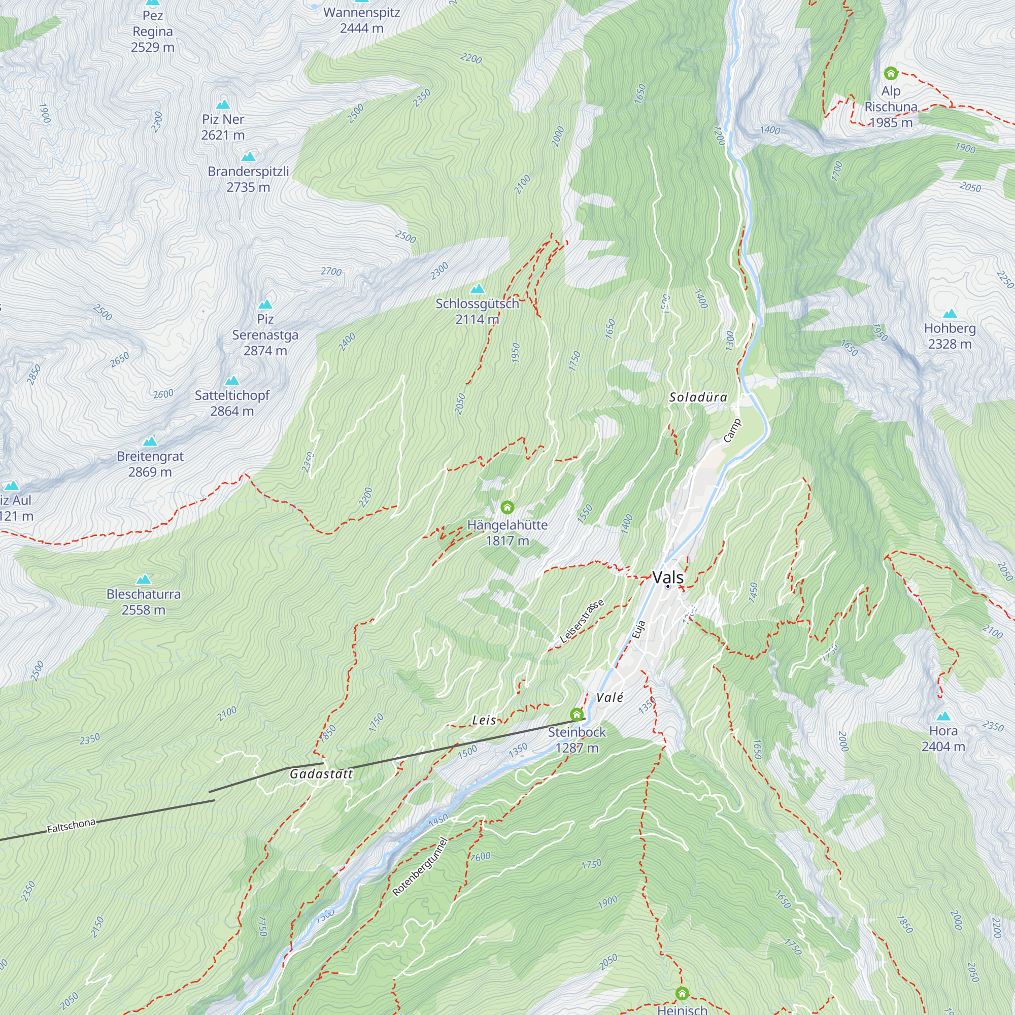 Hängelahütte map