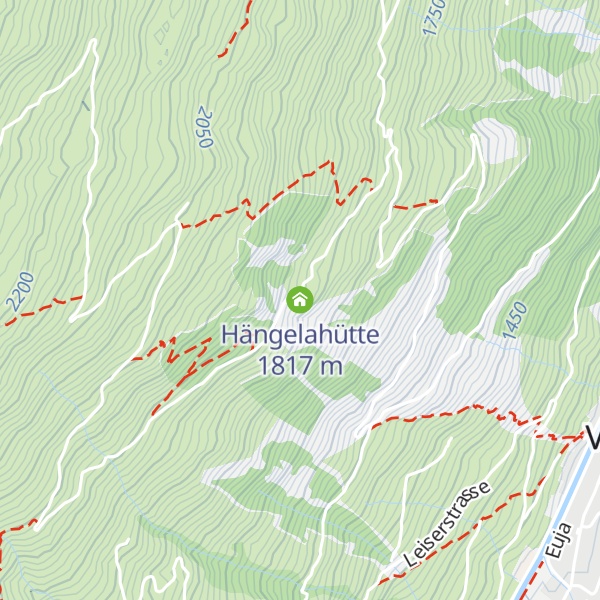 Map of Hängelahütte