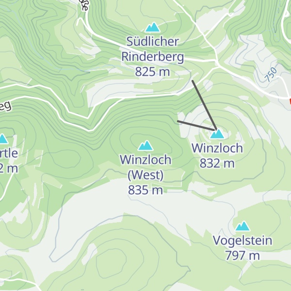 Map of Winzloch (West)