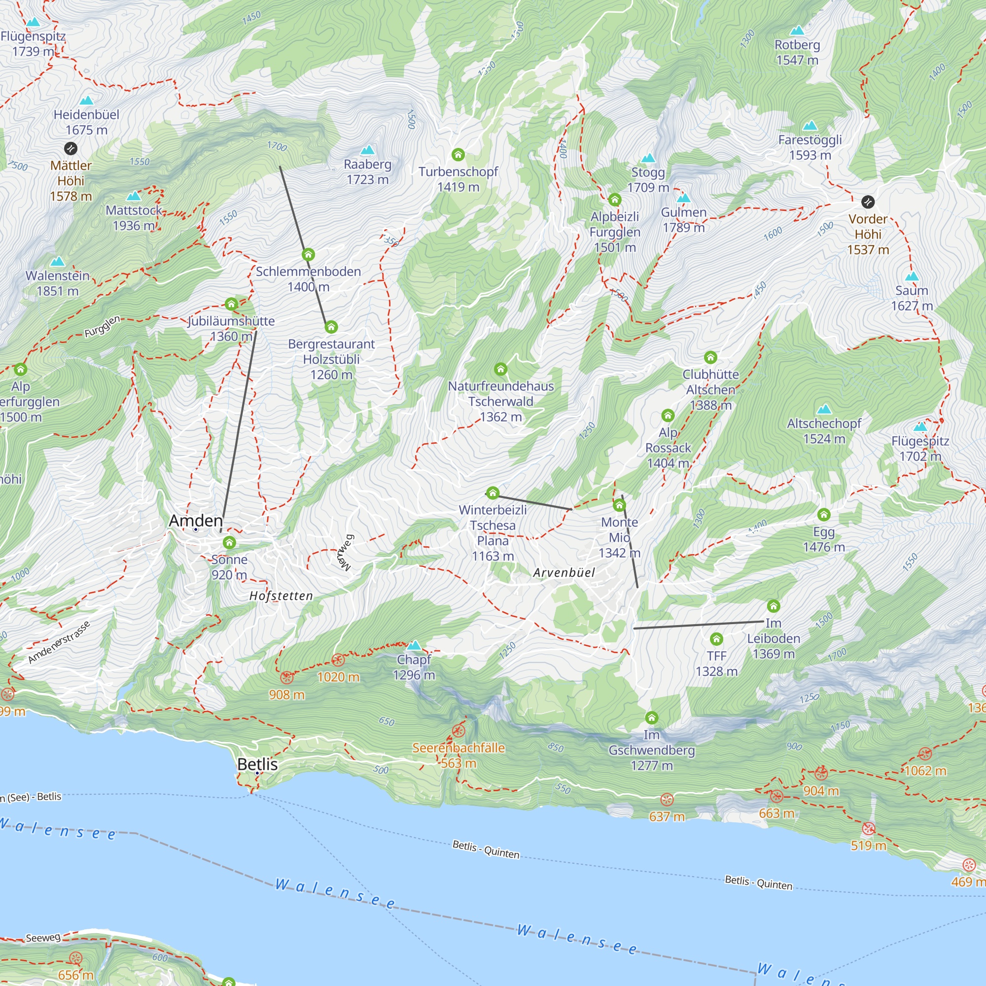 Winterbeizli Tschesa Plana map
