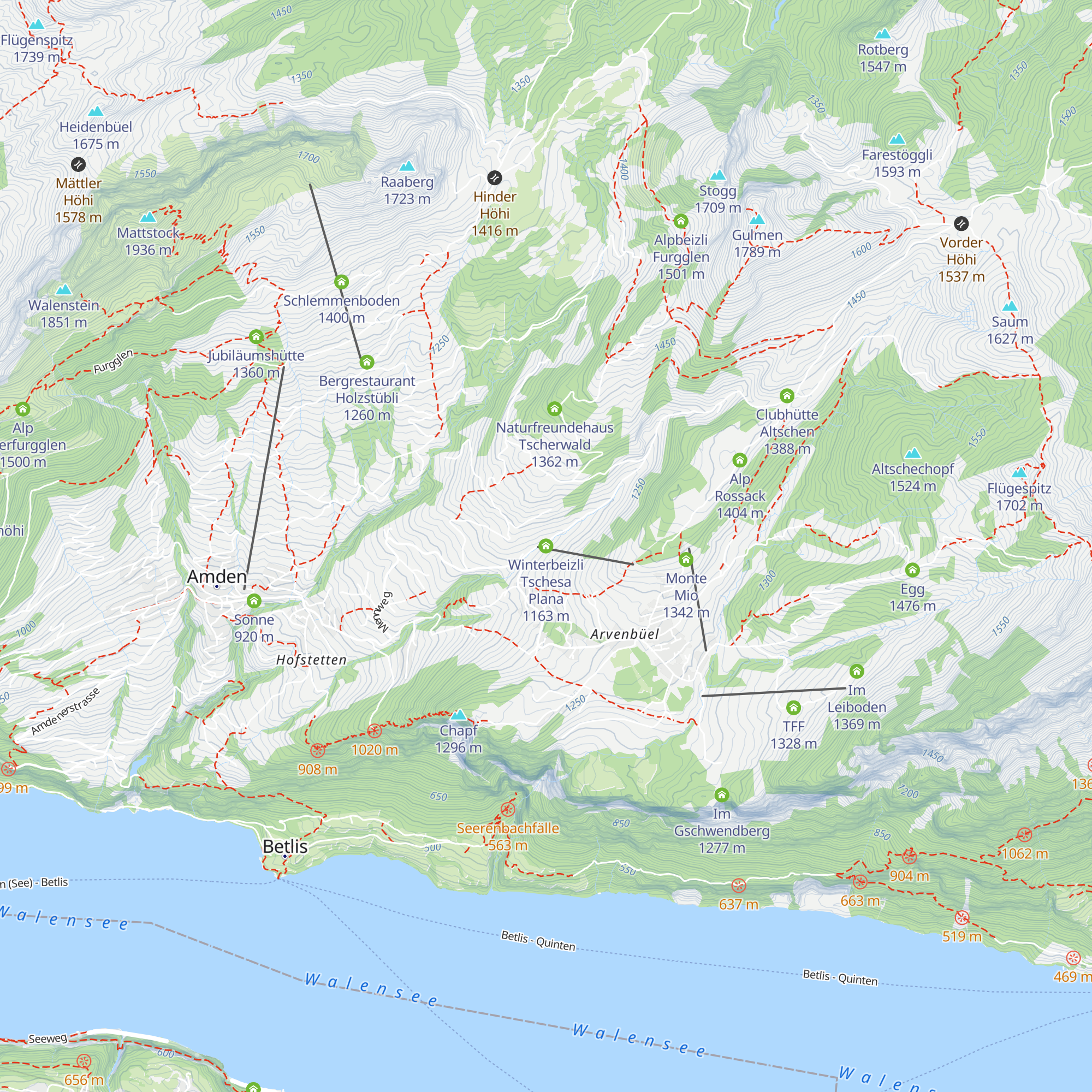 Winterbeizli Tschesa Plana map