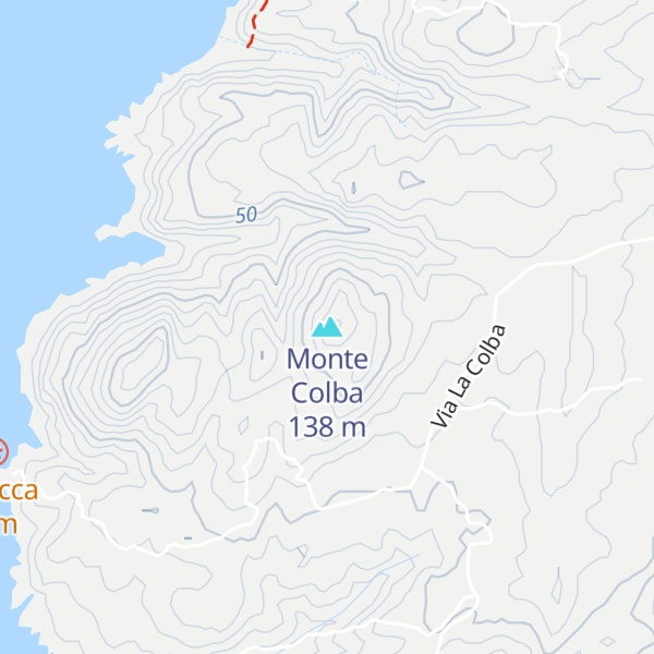 Map of Monte Colba