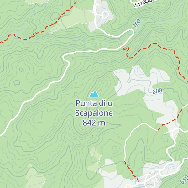 Map of Punta di u Scapalone