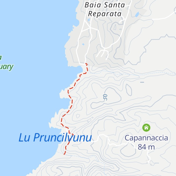 Map of Capannaccia