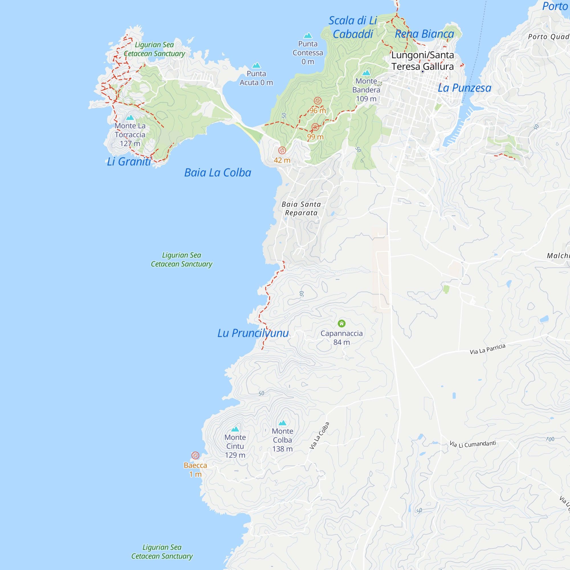 Capannaccia map