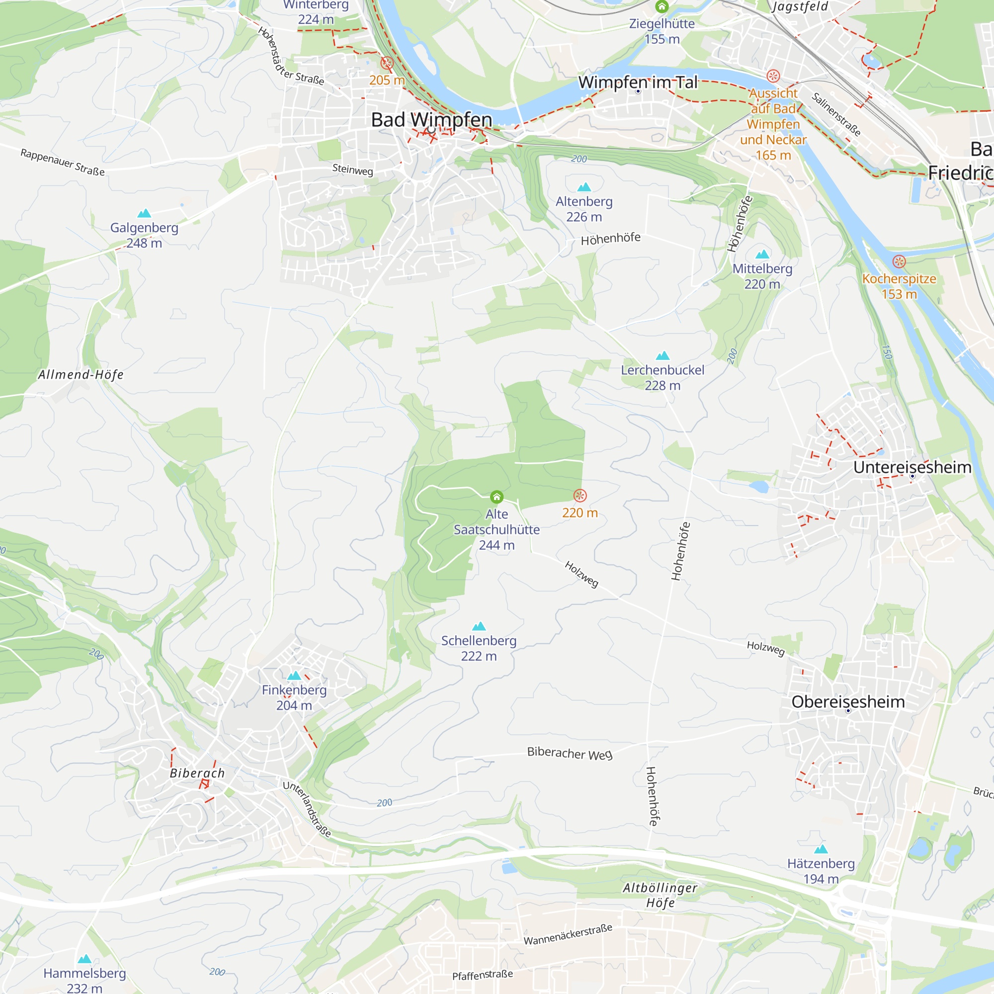 Alte Saatschulhütte map