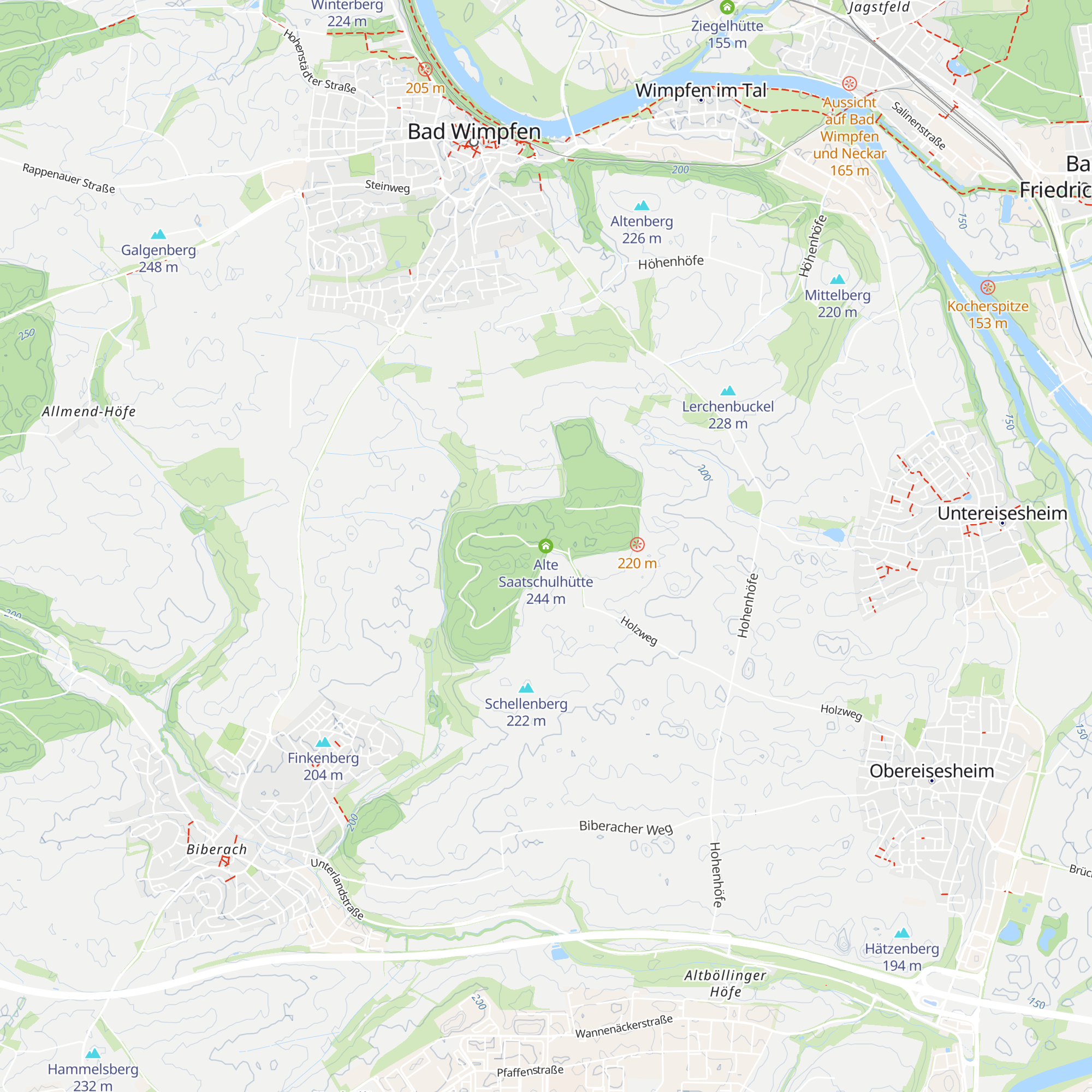 Alte Saatschulhütte map