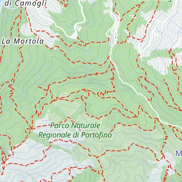 Map of Monte di Portofino