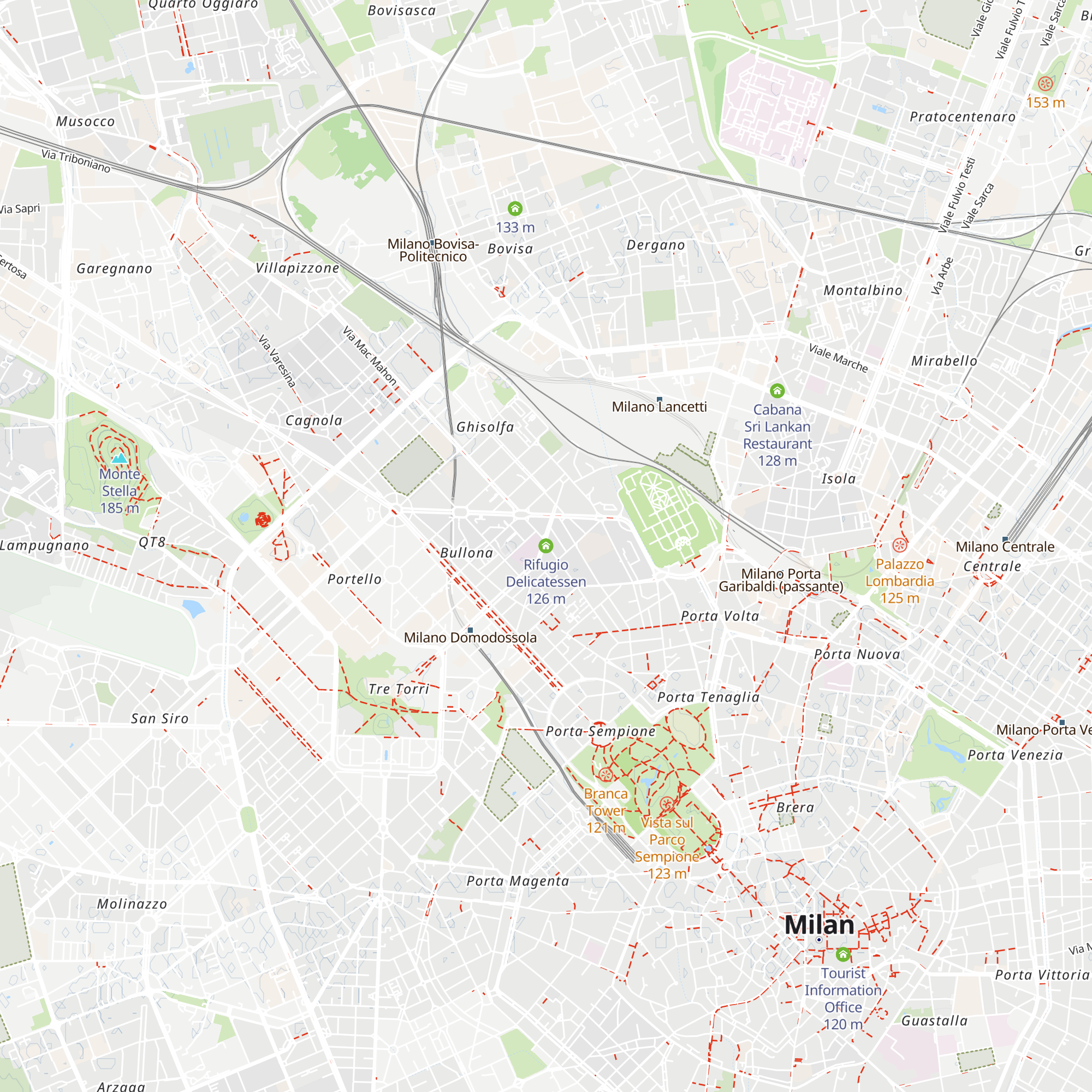 Rifugio Delicatessen map