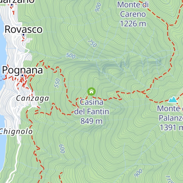 Map of Casina del Fantin