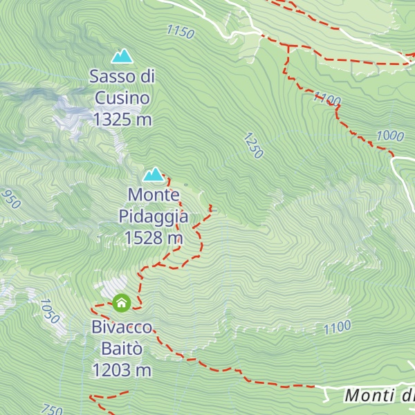 Map of Croce Pidaggia