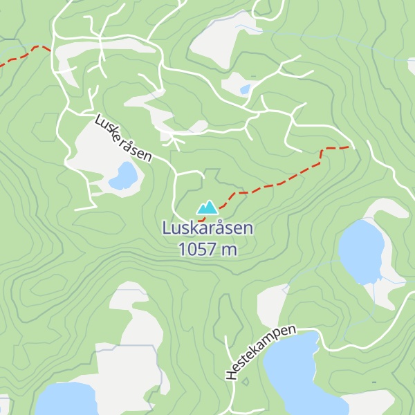 Map of Luskaråsen