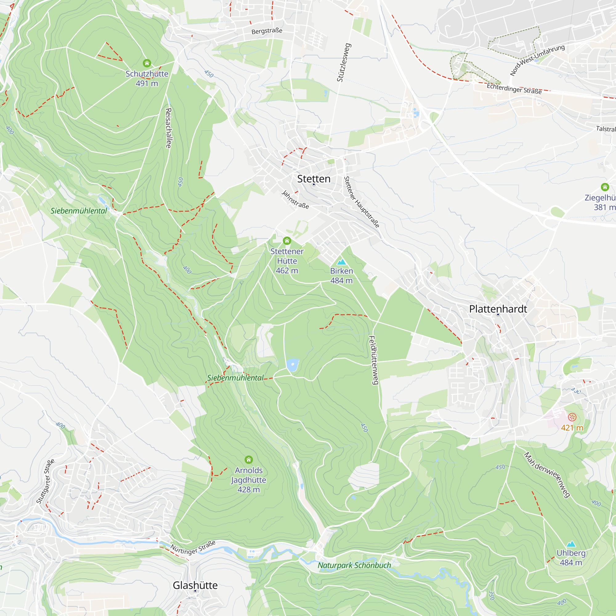 Bärenhütte map