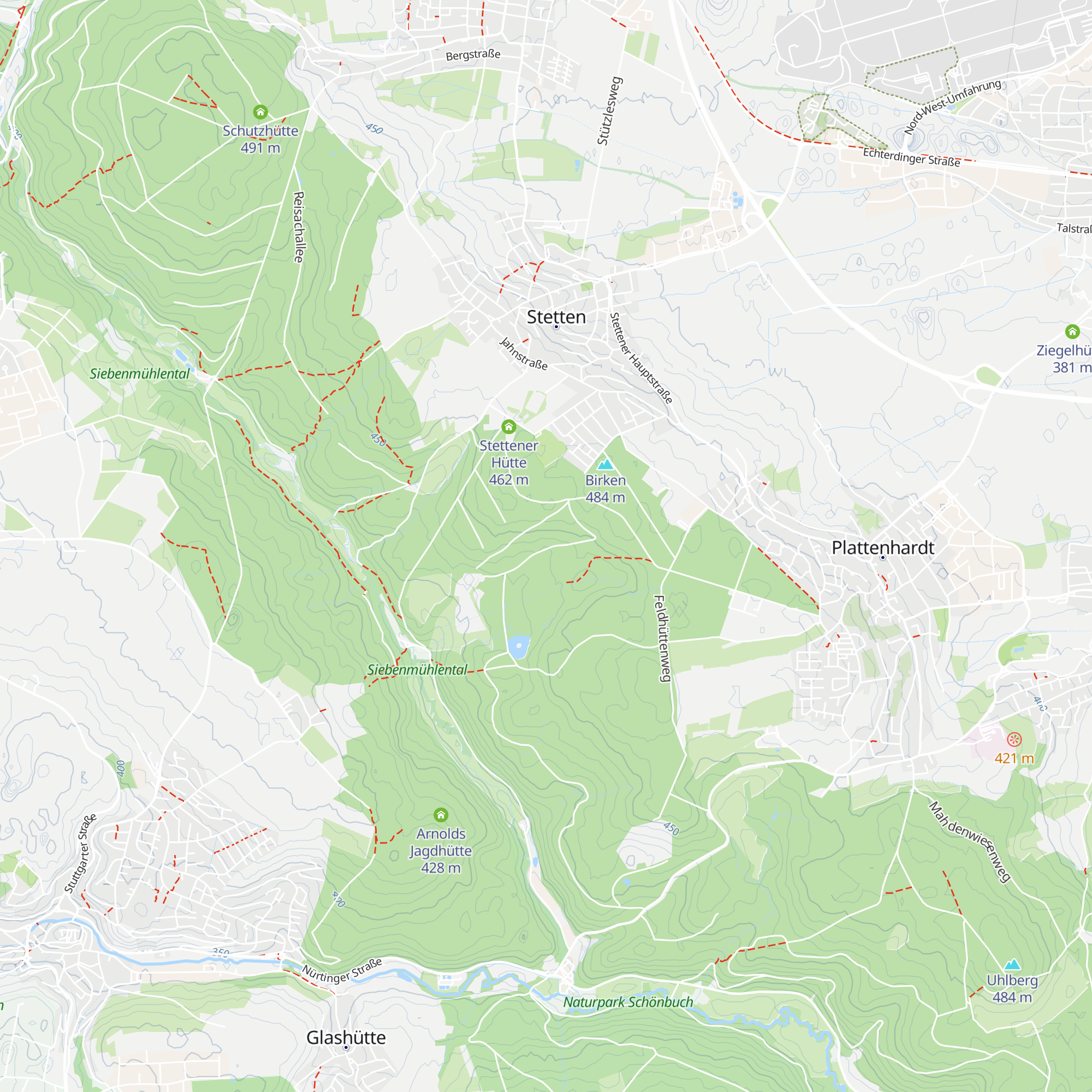 Bärenhütte map