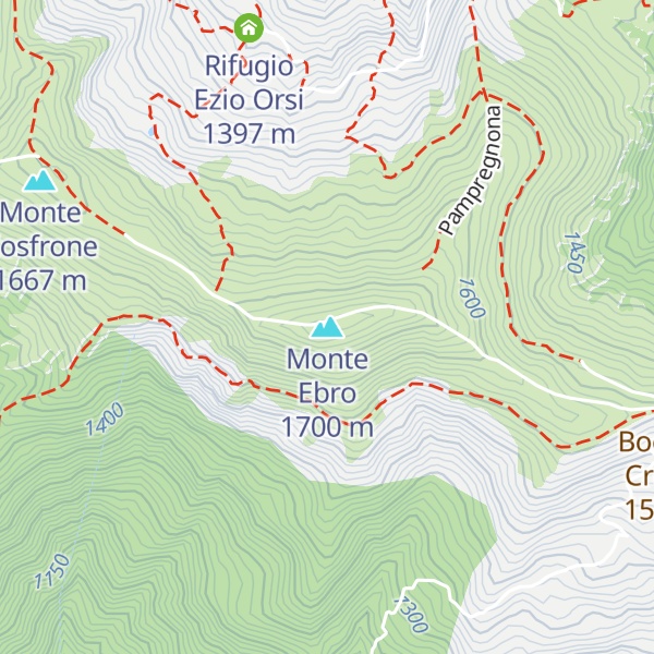 Map of Monte Ebro