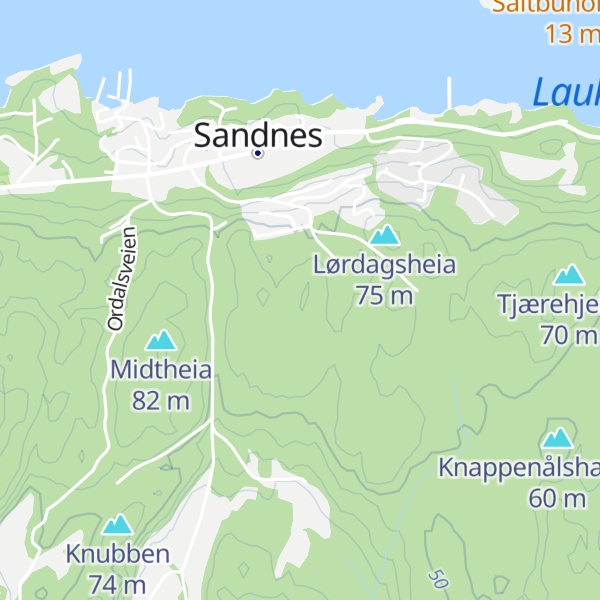 Map of Brentheiene
