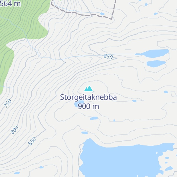 Map of Storgeitaknebba