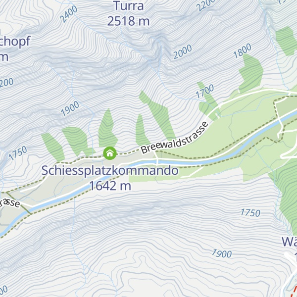 Map of Baracke Breewald