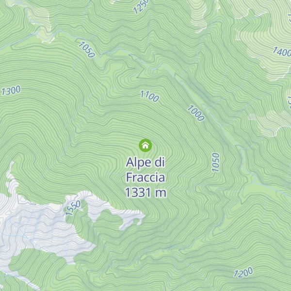 Map of Alpe di Fraccia