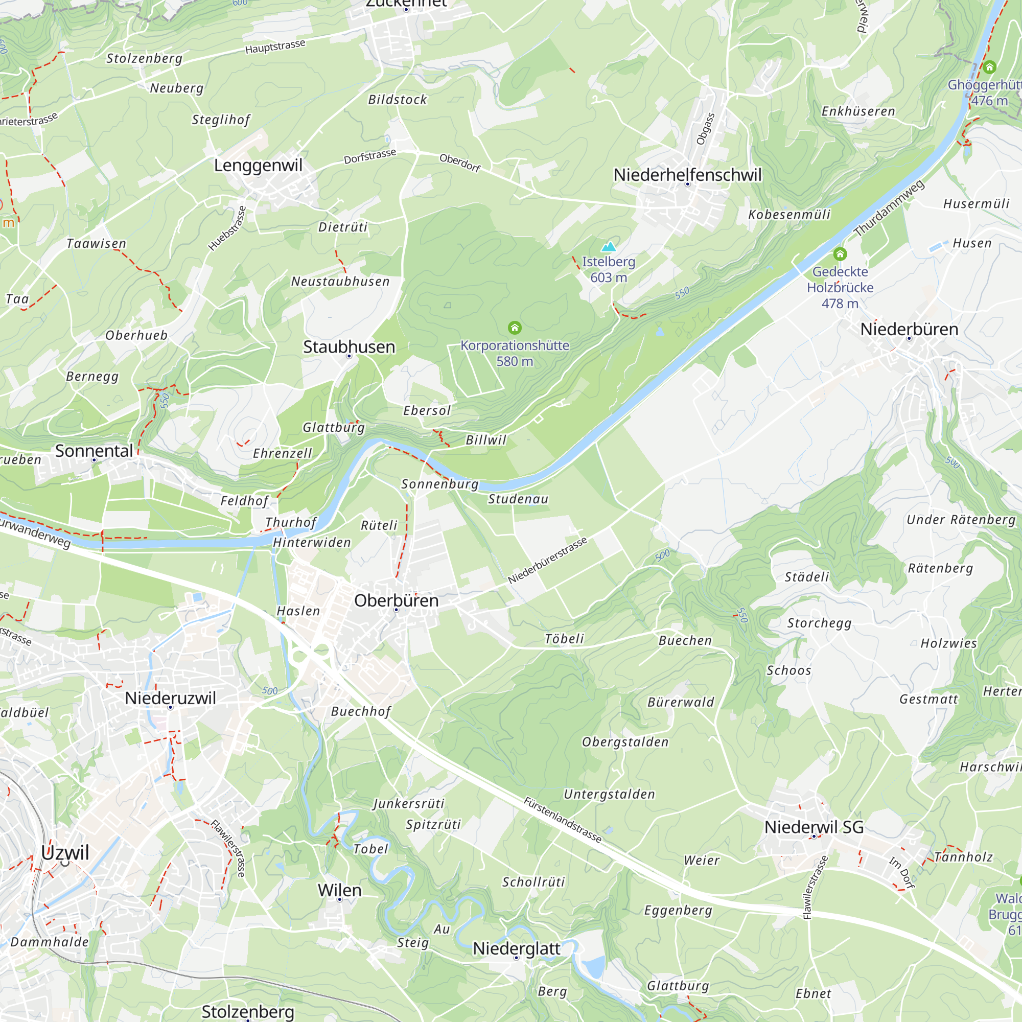 Korperationshütte map