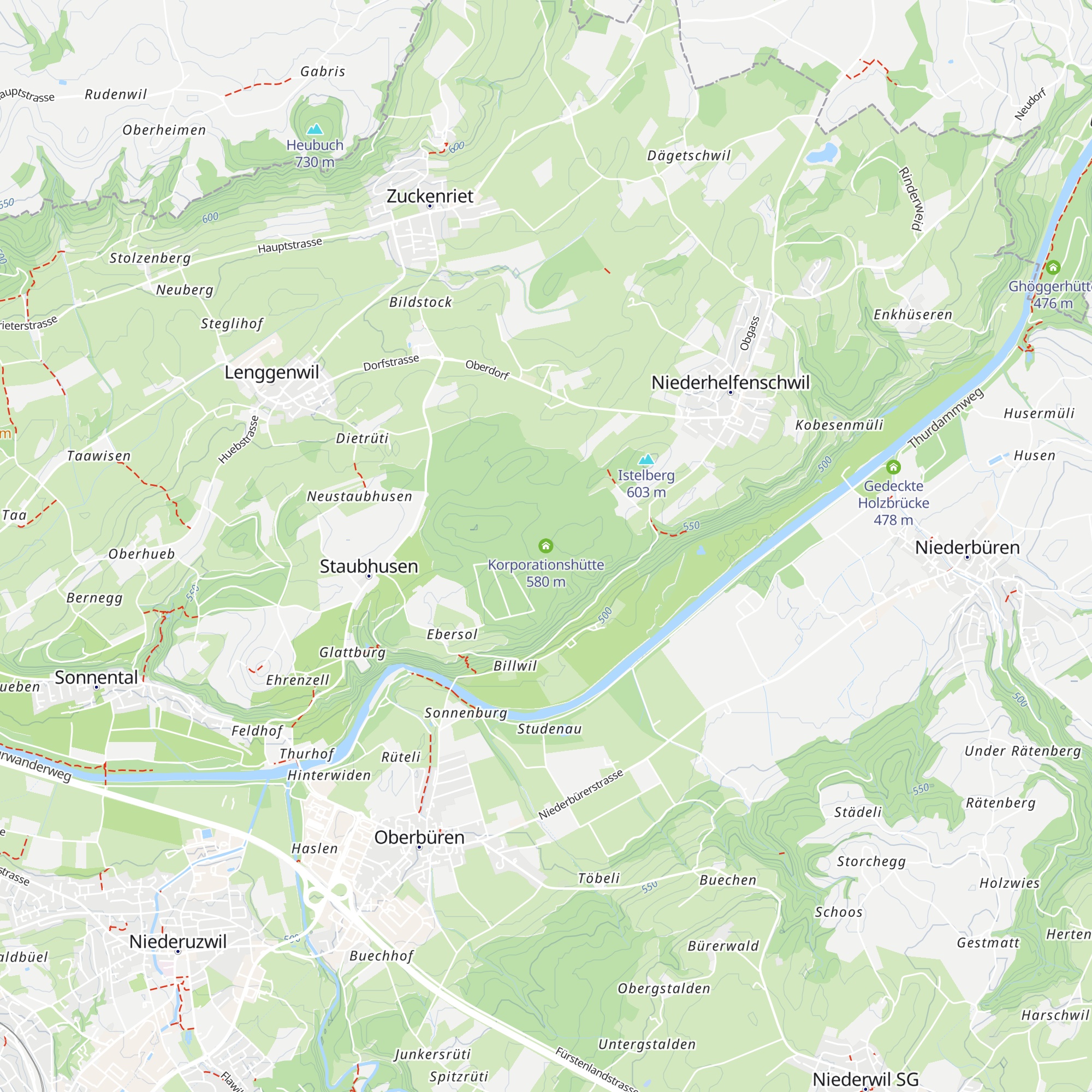 Korporationshütte map