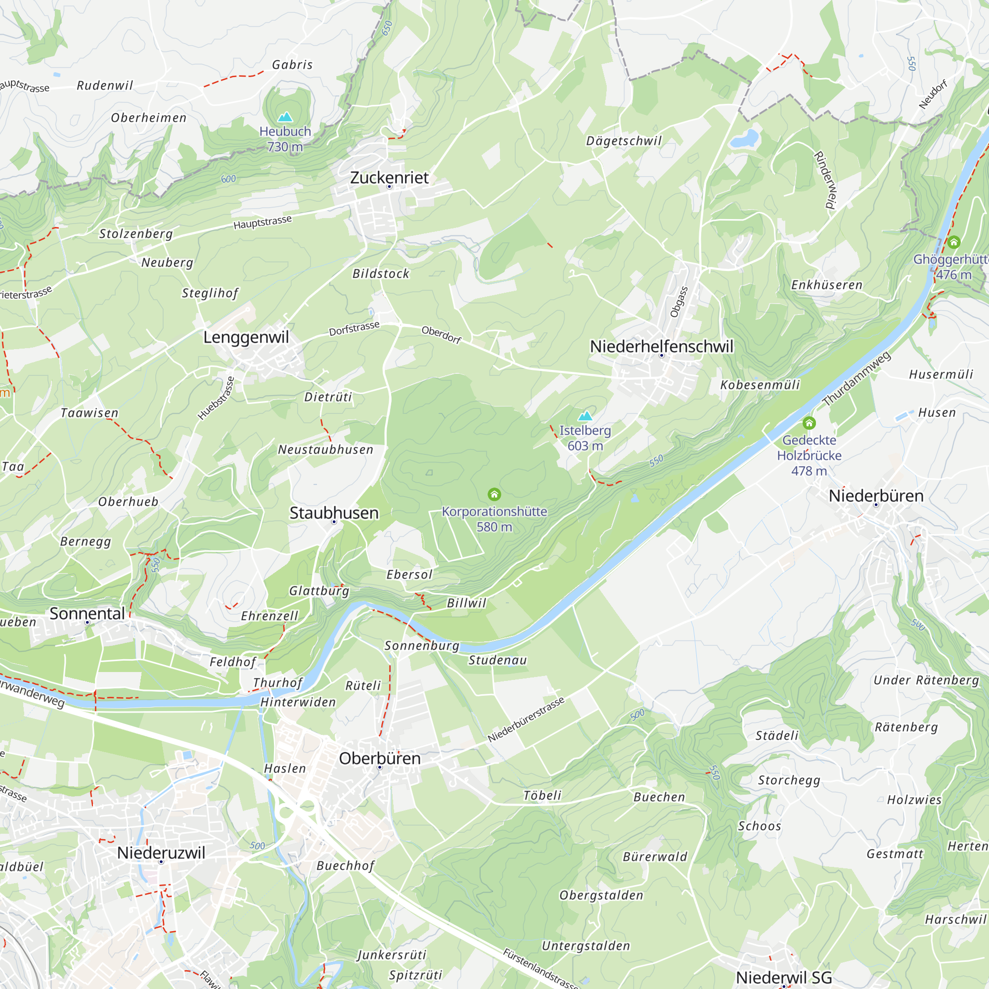 Korporationshütte map
