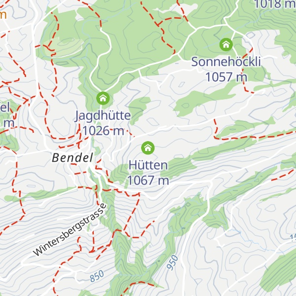 Map of Hütten