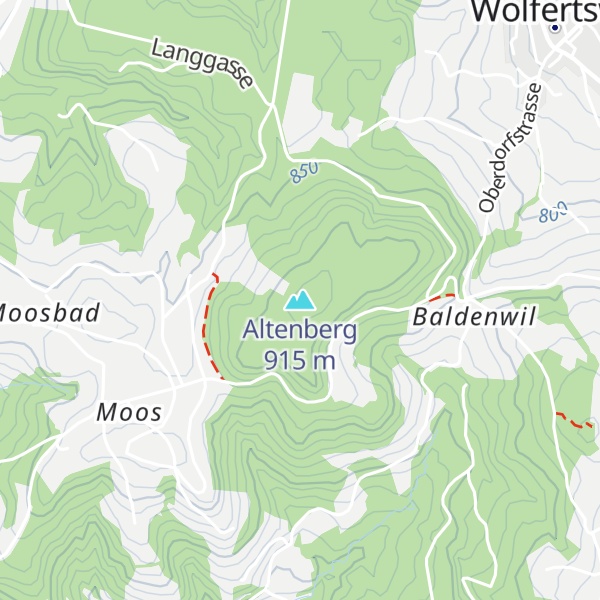 Map of Altenberg