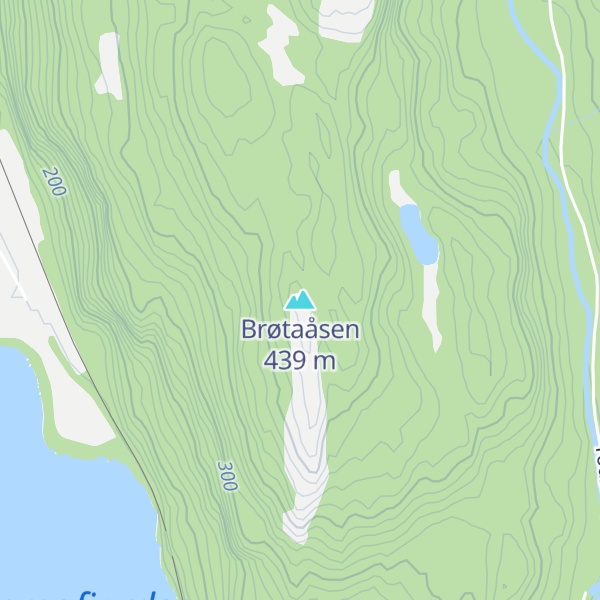Map of Brøtaåsen